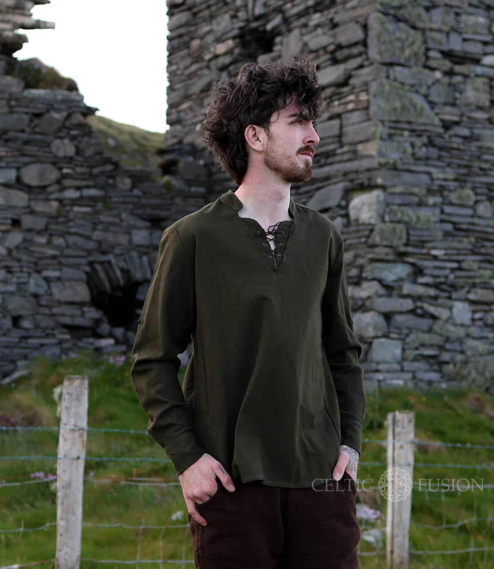 Celtic Fusion Design, Irish-designed folklore-inspired clothing created with a focus on sustainability, natural textures, and