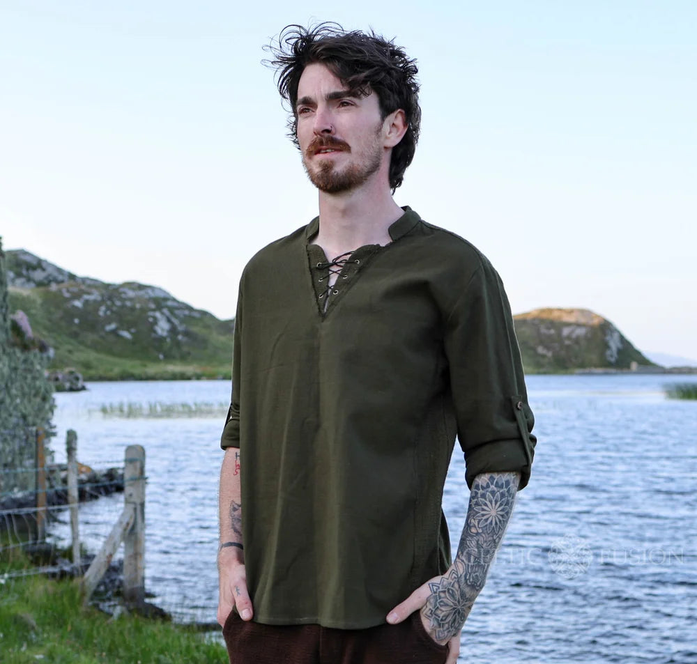 Celtic Fusion Design, Irish-designed folklore-inspired clothing created with a focus on sustainability, natural textures, and