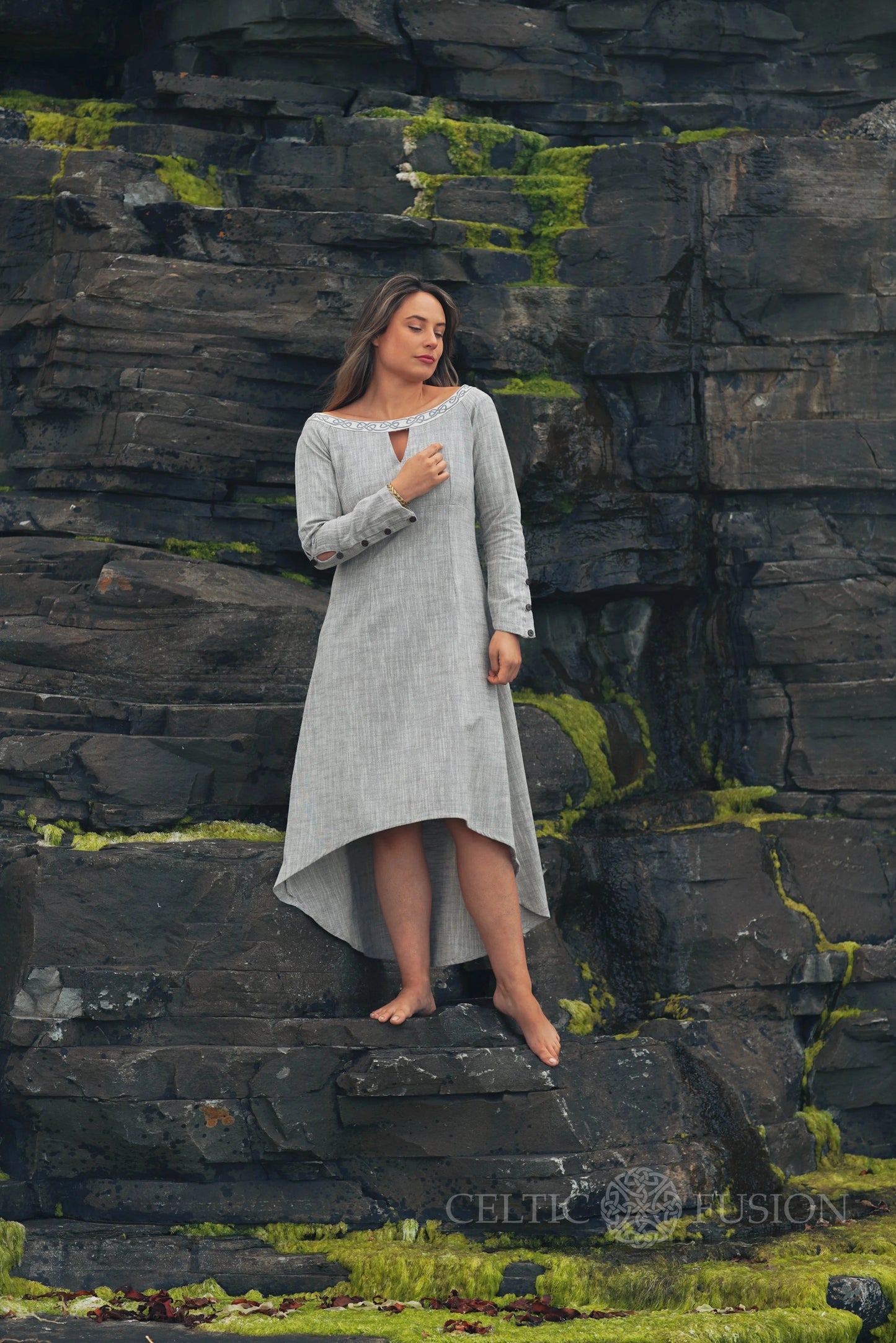 Celtic Fusion Design, Irish-designed folklore-inspired clothing created with a focus on sustainability, natural textures, and