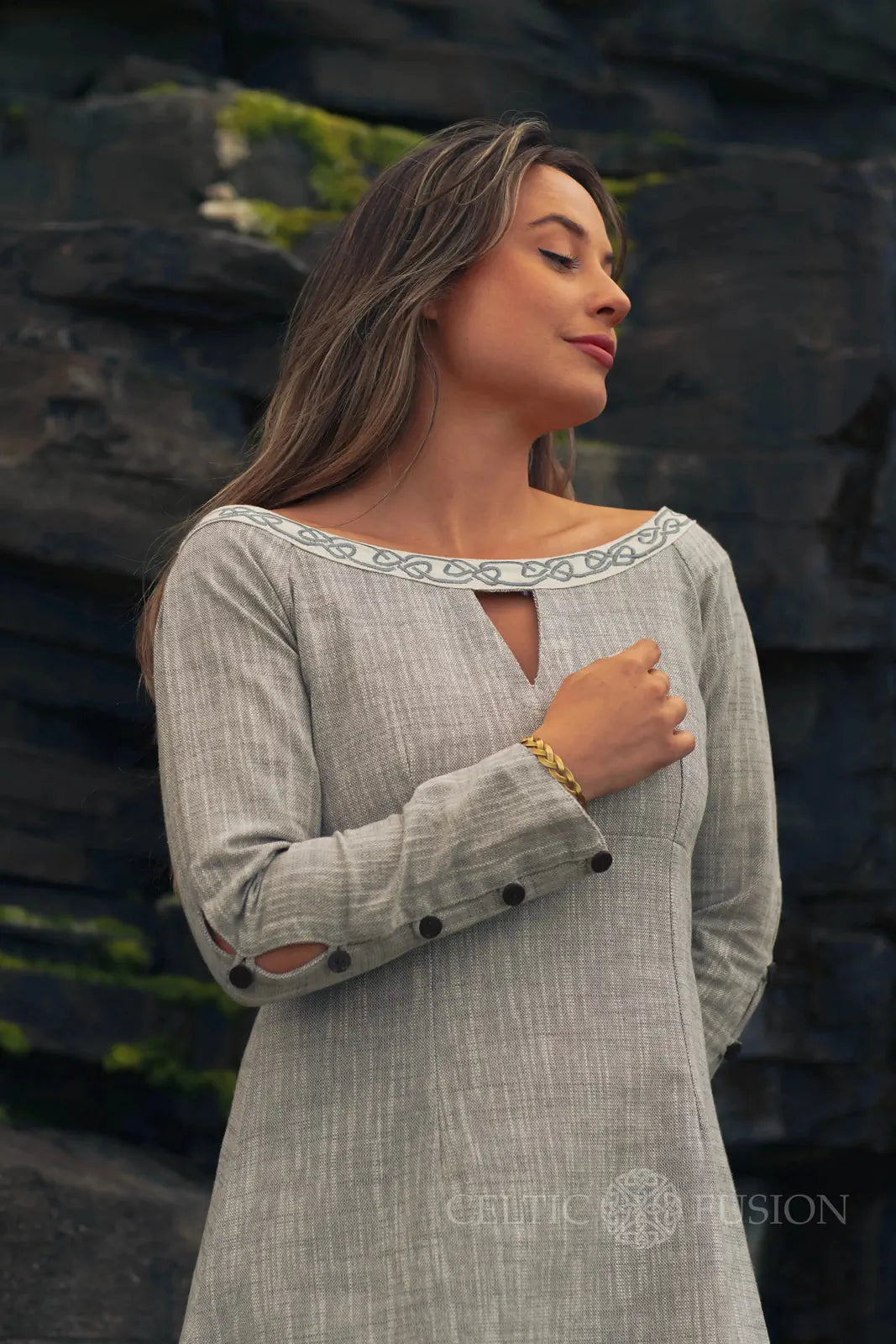 Celtic Fusion Design, Irish-designed folklore-inspired clothing created with a focus on sustainability, natural textures, and