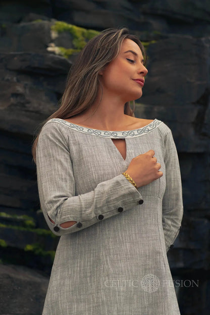 Celtic Fusion Design, Irish-designed folklore-inspired clothing created with a focus on sustainability, natural textures, and