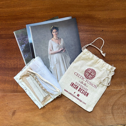 Celtic Fusion Design, Irish-designed folklore-inspired clothing created with a focus on sustainability, natural textures, and