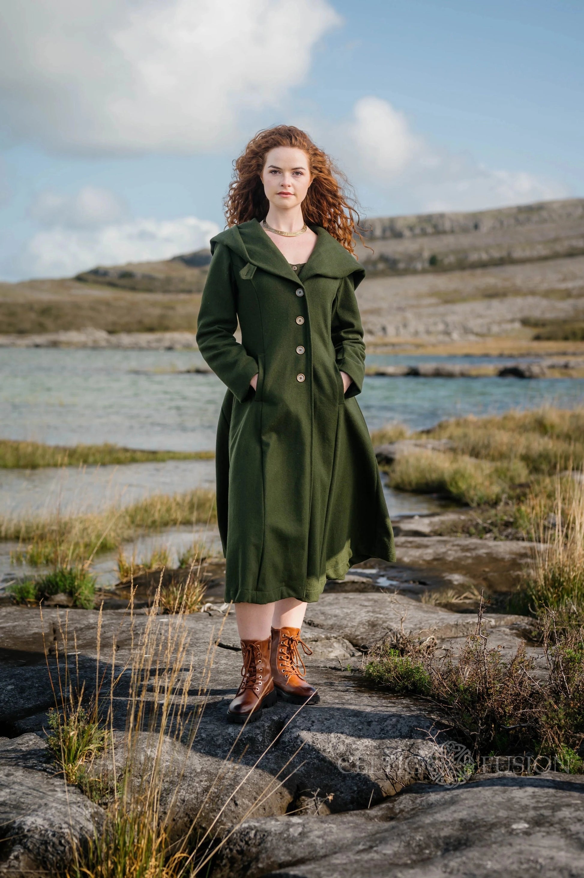 Celtic Fusion Design, Irish-designed folklore-inspired clothing created with a focus on sustainability, natural textures, and