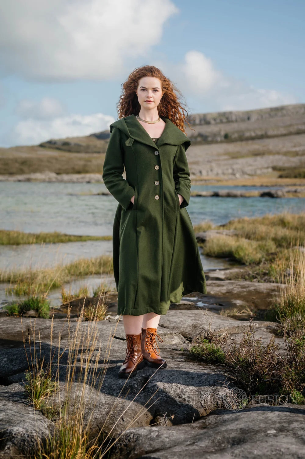 Celtic Fusion Design, Irish-designed folklore-inspired clothing created with a focus on sustainability, natural textures, and