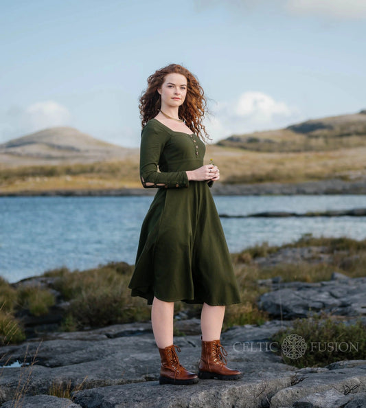 Celtic Fusion Design, Irish-designed folklore-inspired clothing created with a focus on sustainability, natural textures, and