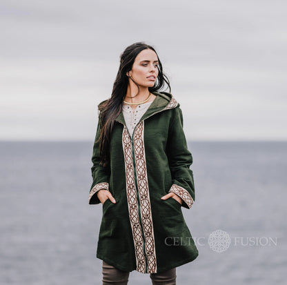 Celtic Fusion Design, Irish-designed folklore-inspired clothing created with a focus on sustainability, natural textures, and