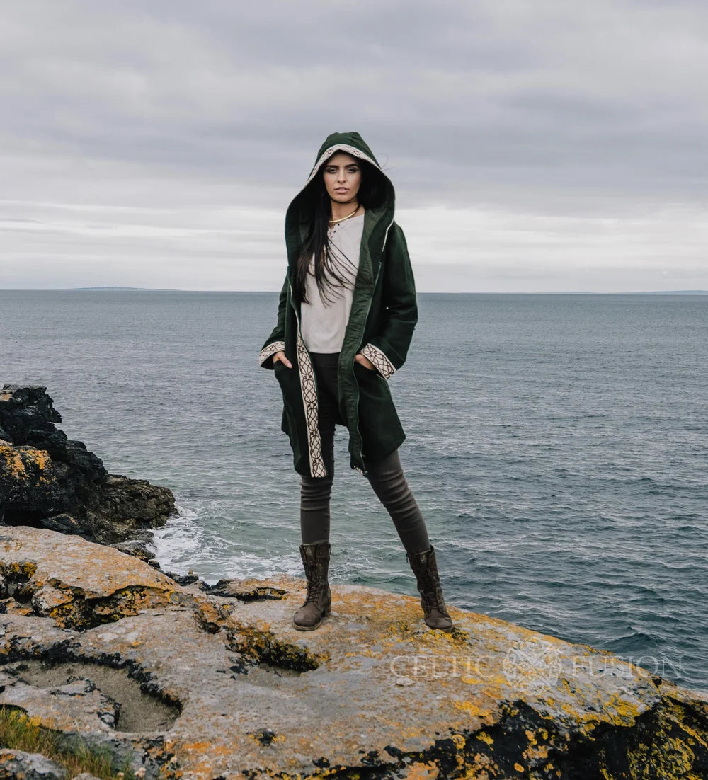 Celtic Fusion Design, Irish-designed folklore-inspired clothing created with a focus on sustainability, natural textures, and