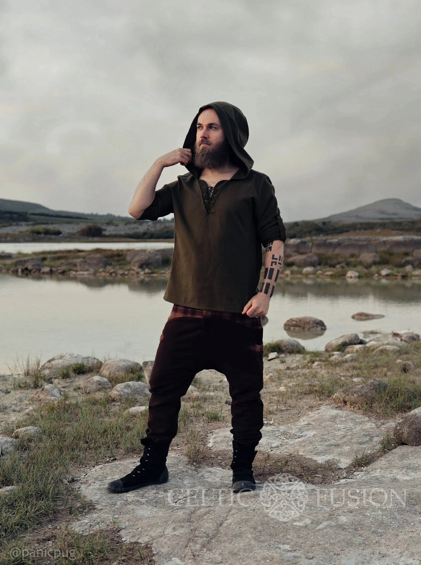 Celtic Fusion Design, Irish-designed folklore-inspired clothing created with a focus on sustainability, natural textures, and