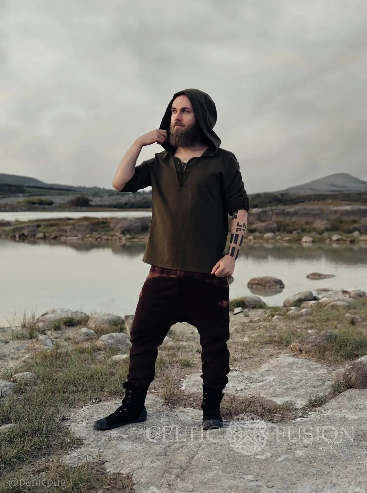 Celtic Fusion Design, Irish-designed folklore-inspired clothing created with a focus on sustainability, natural textures, and