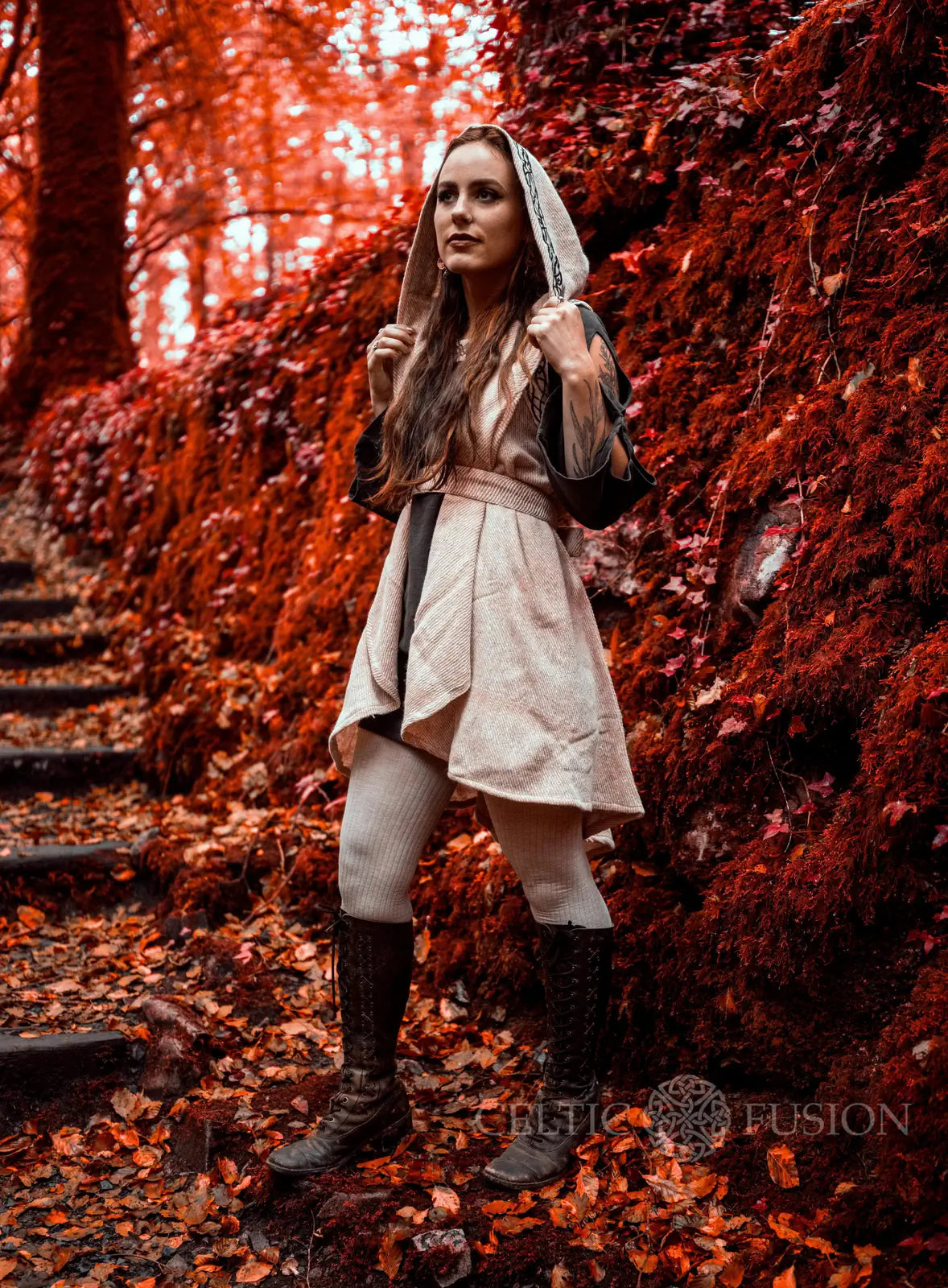 Celtic Fusion Design, Irish-designed folklore-inspired clothing created with a focus on sustainability, natural textures, and