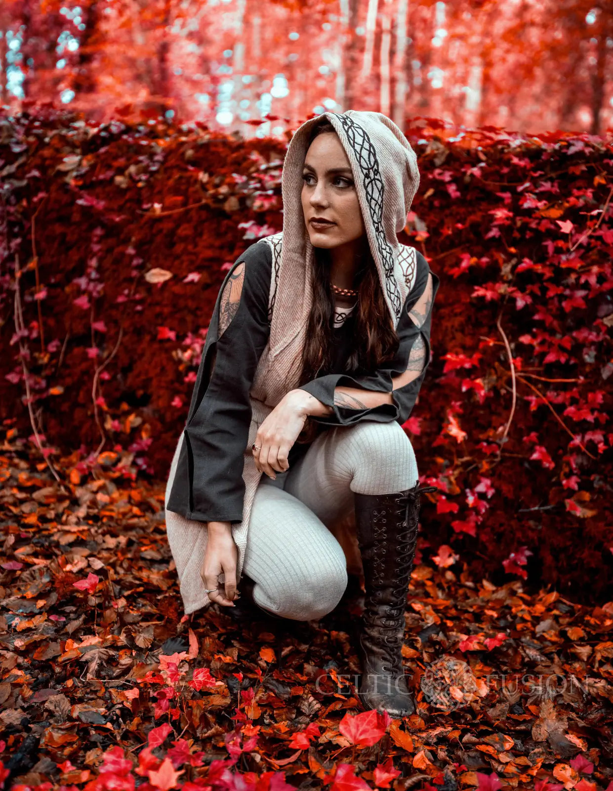 Celtic Fusion Design, Irish-designed folklore-inspired clothing created with a focus on sustainability, natural textures, and