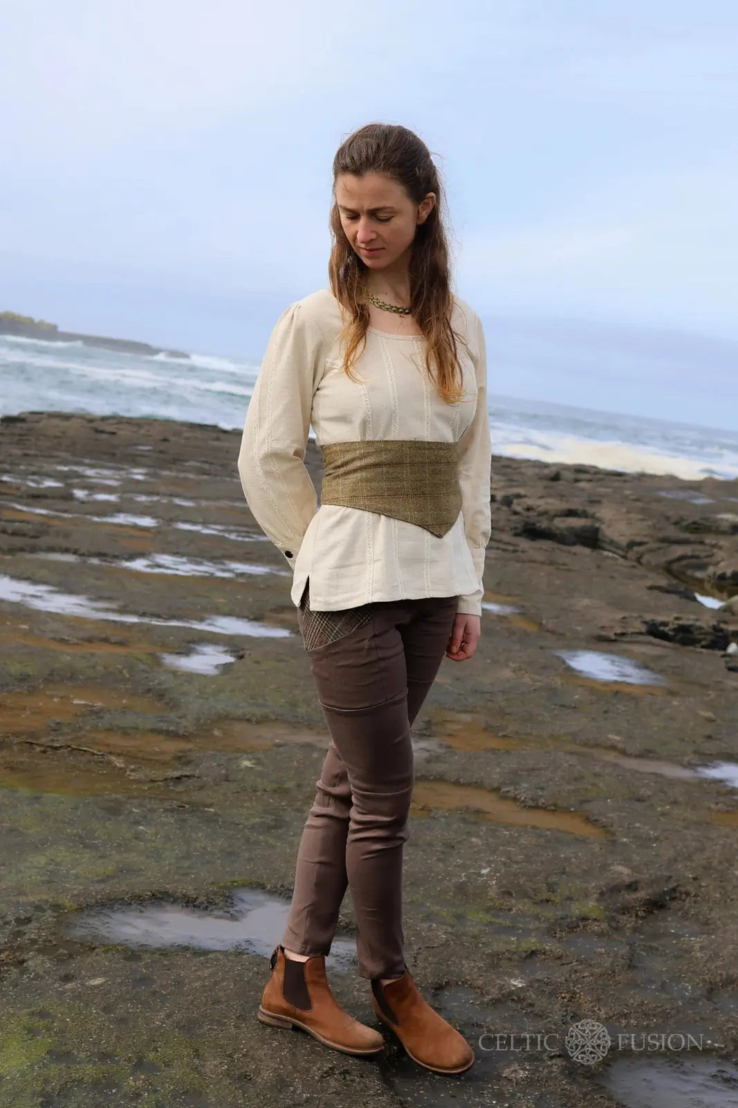 Celtic Fusion Design, Irish-designed folklore-inspired clothing created with a focus on sustainability, natural textures, and