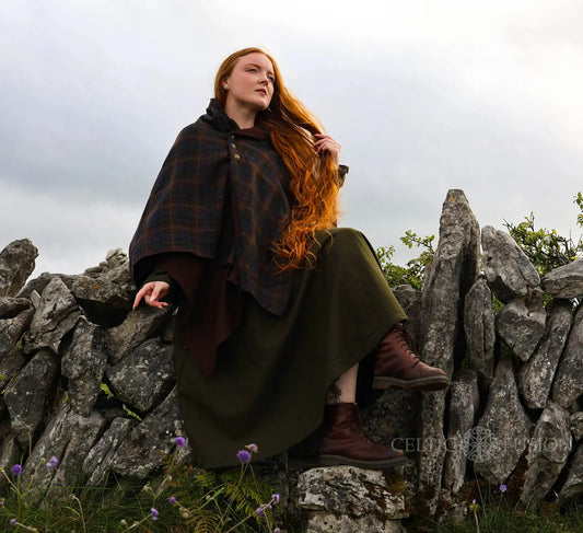 Celtic Fusion Design, Irish-designed folklore-inspired clothing created with a focus on sustainability, natural textures, and