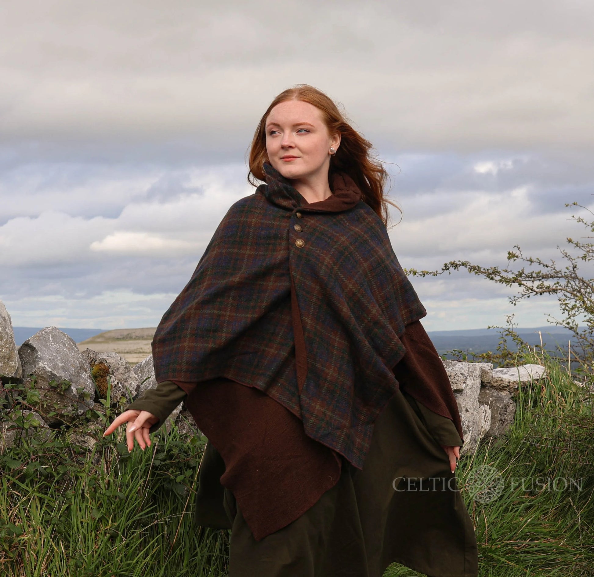 Celtic Fusion Design, Irish-designed folklore-inspired clothing created with a focus on sustainability, natural textures, and