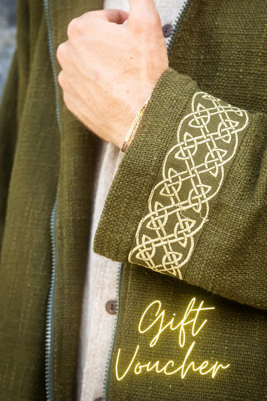 Celtic Fusion Design online gift card for Celtic clothing, Irish jewellery and folklore-inspired gifts