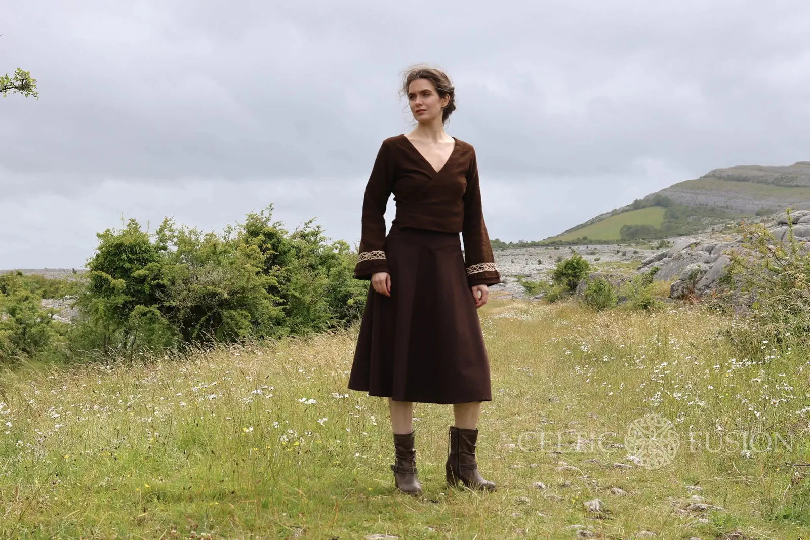 Celtic Fusion Design, Irish-designed folklore-inspired clothing created with a focus on sustainability, natural textures, and