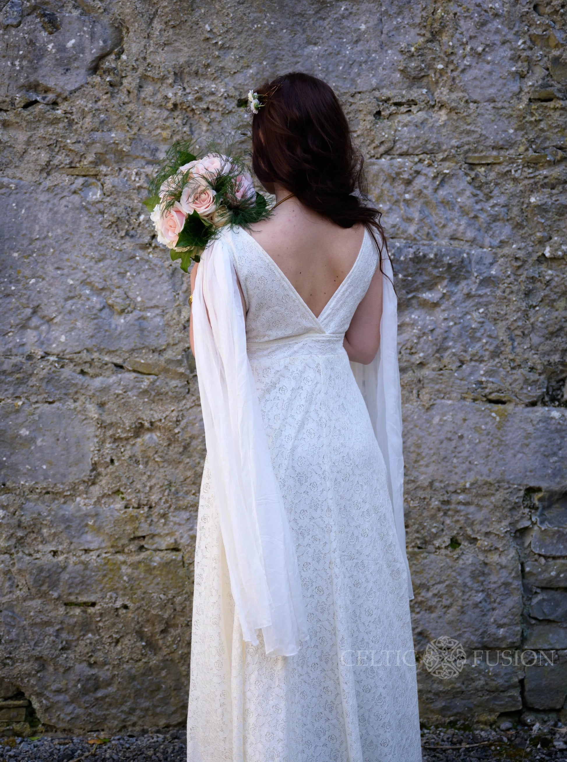 celtic blue wedding dress Vintage Celtic Corset A Line Wedding Dresses Fairy... From Chicweddings, Rs.15,133.41