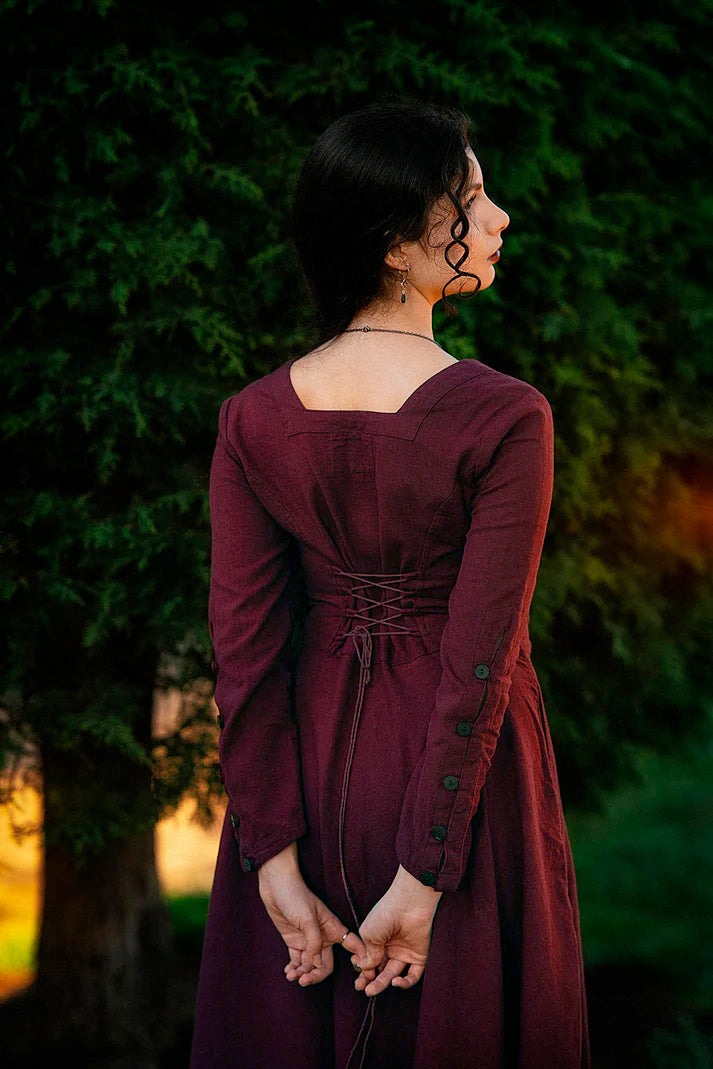 burgundy autumn dresses Off Shoulder Burgundy Velvet Long Sleeves Long Evening Prom Dresses, Cheap Custom Prom Dresses, MR7770
