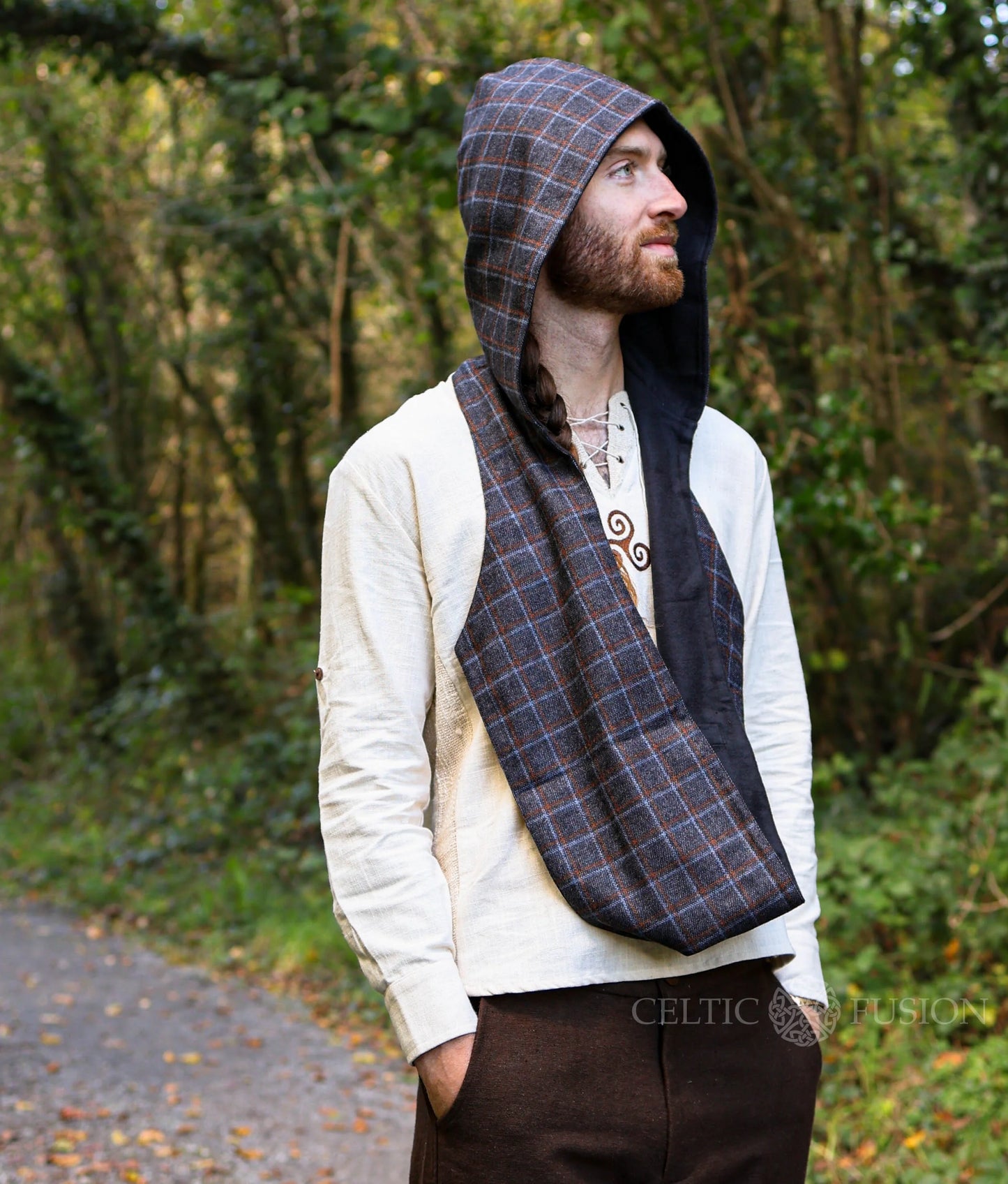 Celtic Fusion Design, Irish-designed folklore-inspired clothing created with a focus on sustainability, natural textures, and