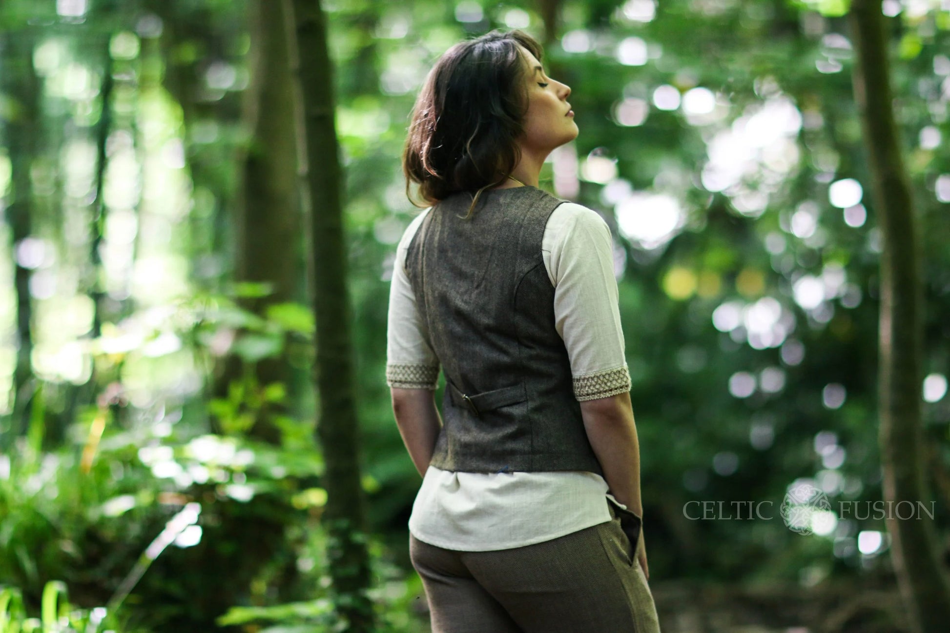 Celtic Fusion Design, Irish-designed folklore-inspired clothing created with a focus on sustainability, natural textures, and