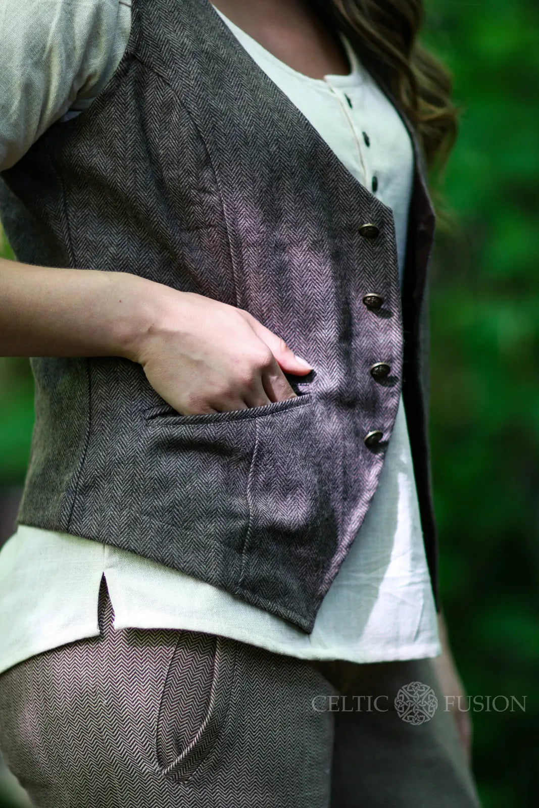 Celtic Fusion Design, Irish-designed folklore-inspired clothing created with a focus on sustainability, natural textures, and