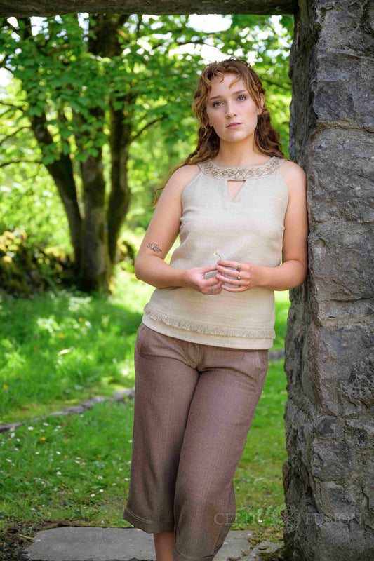 Celtic Fusion Design, Irish-designed folklore-inspired clothing created with a focus on sustainability, natural textures, and