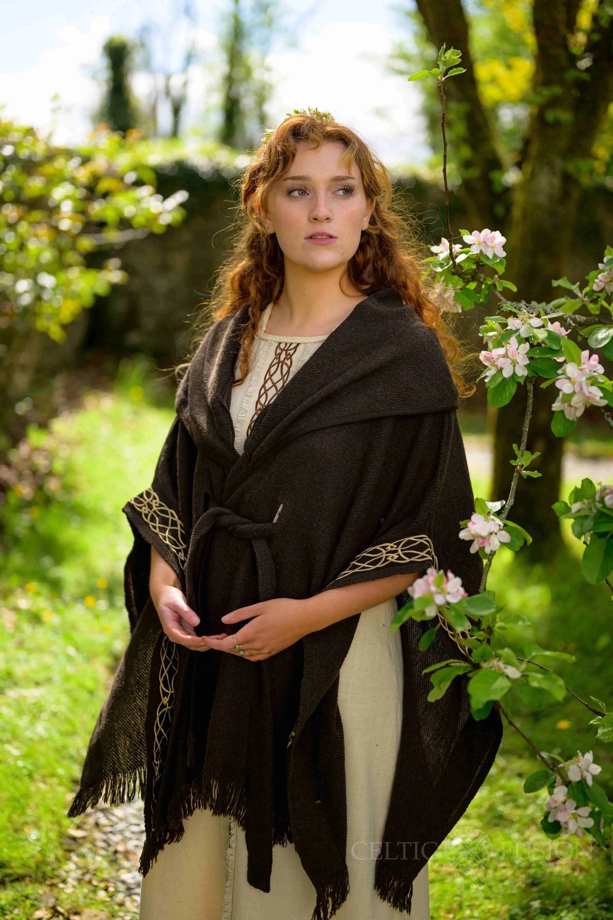 Dark and Earthy Druid Cape by Celtic Fusion