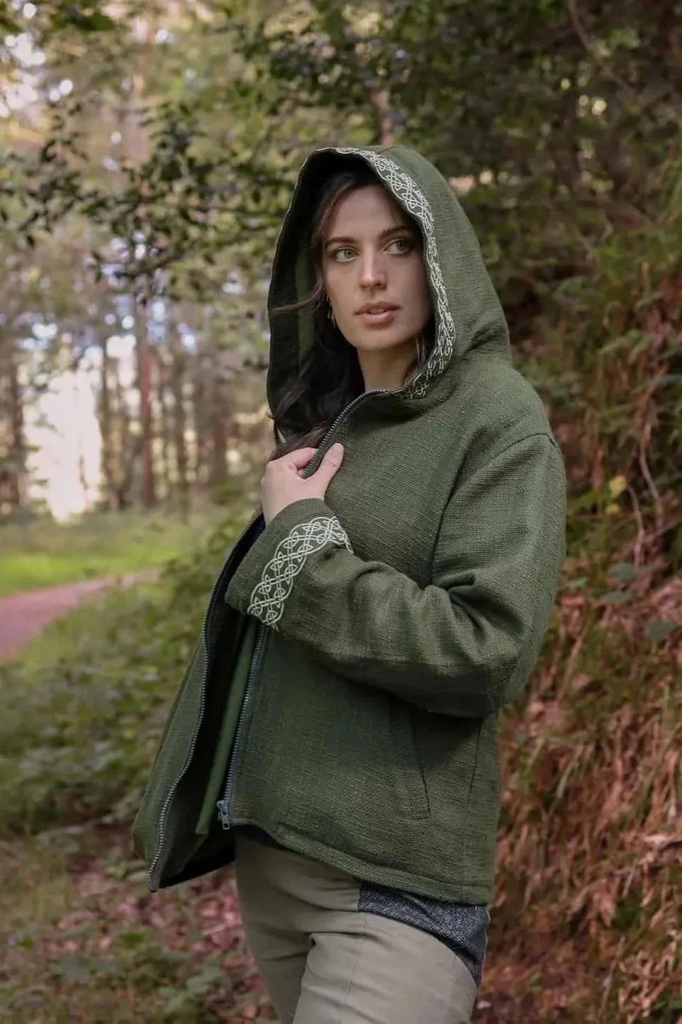 Celtic Fusion Design, Irish-designed folklore-inspired clothing created with a focus on sustainability, natural textures, and