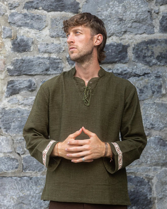 Celtic Fusion Design, Irish-designed folklore-inspired clothing created with a focus on sustainability, natural textures, and