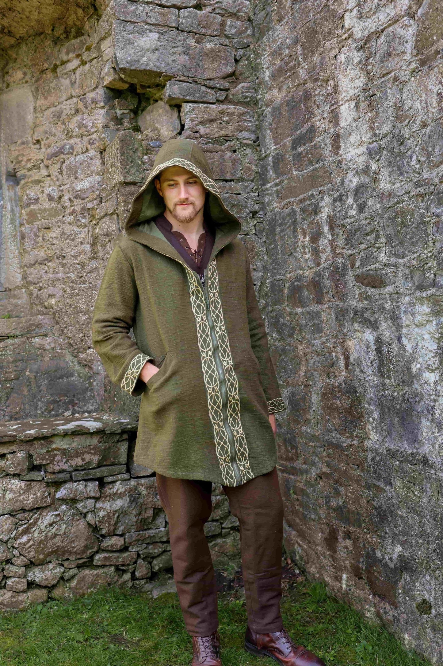 Celtic Fusion Design, Irish-designed folklore-inspired clothing created with a focus on sustainability, natural textures, and