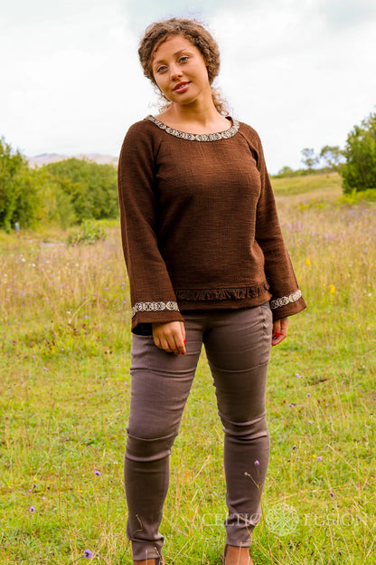 Celtic Fusion Design, Irish-designed folklore-inspired clothing created with a focus on sustainability, natural textures, and