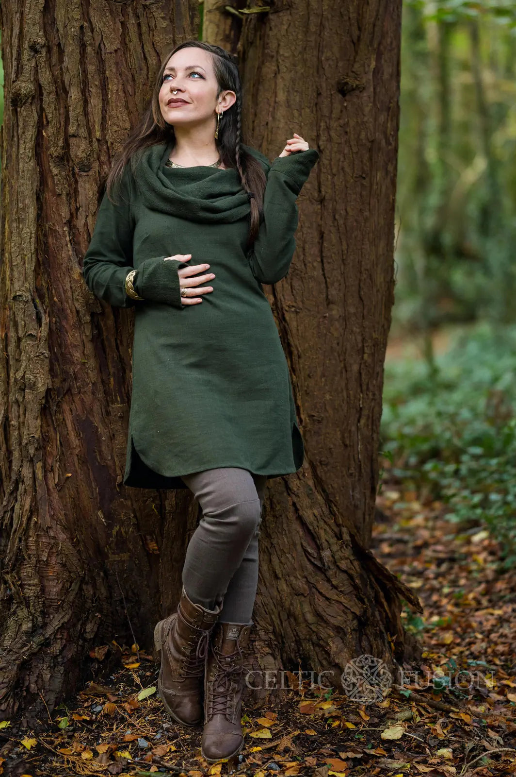 Celtic Fusion Design, Irish-designed folklore-inspired clothing created with a focus on sustainability, natural textures, and