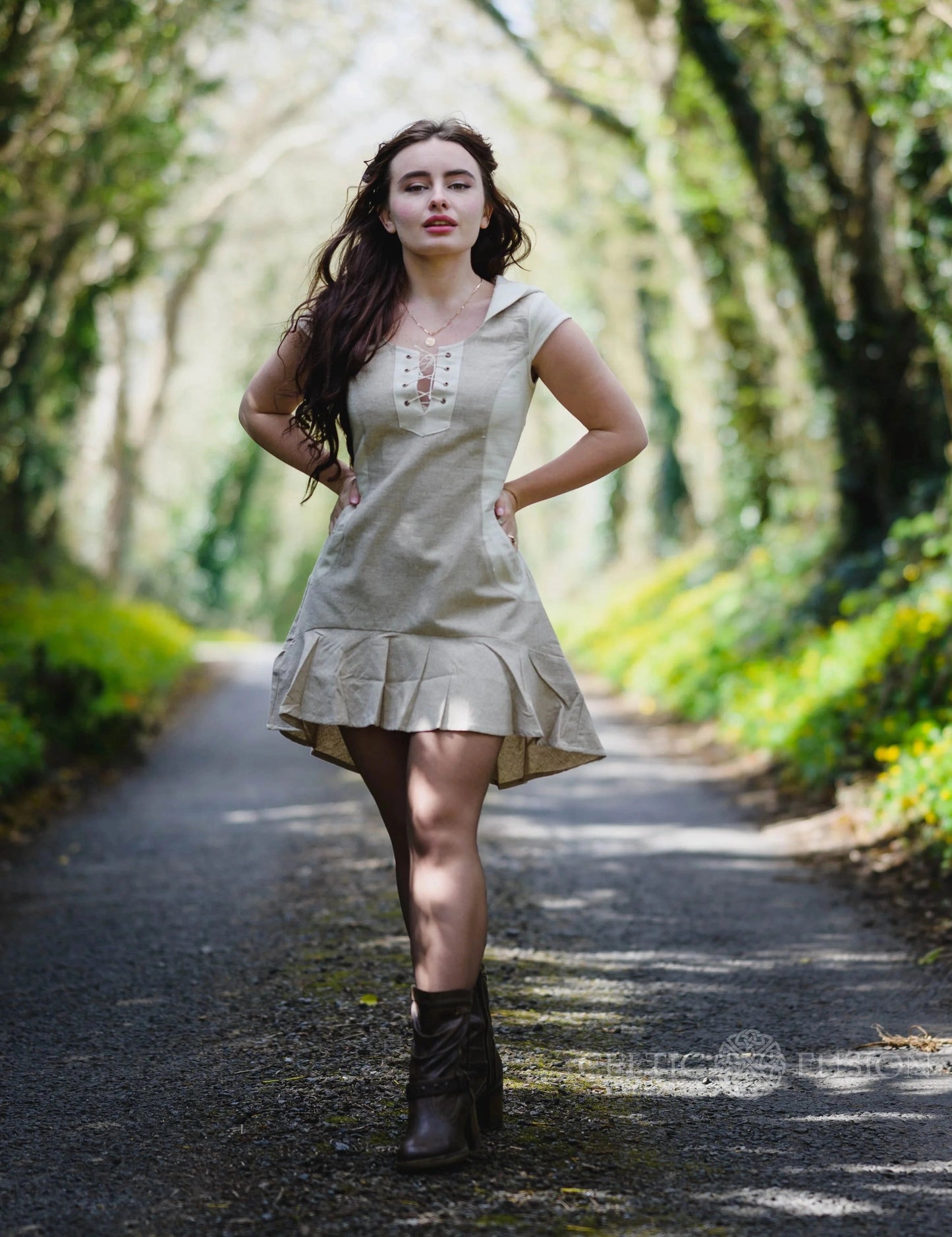 Celtic Fusion Design, Irish-designed folklore-inspired clothing created with a focus on sustainability, natural textures, and