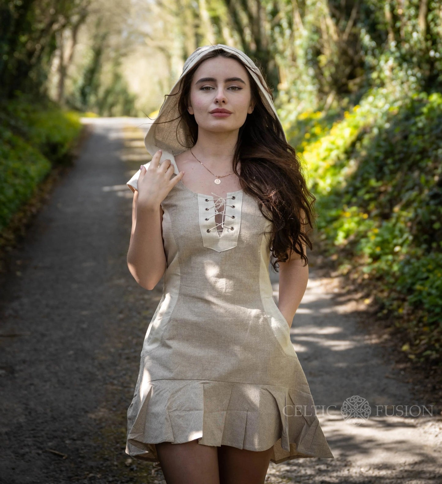 Celtic Fusion Design, Irish-designed folklore-inspired clothing created with a focus on sustainability, natural textures, and