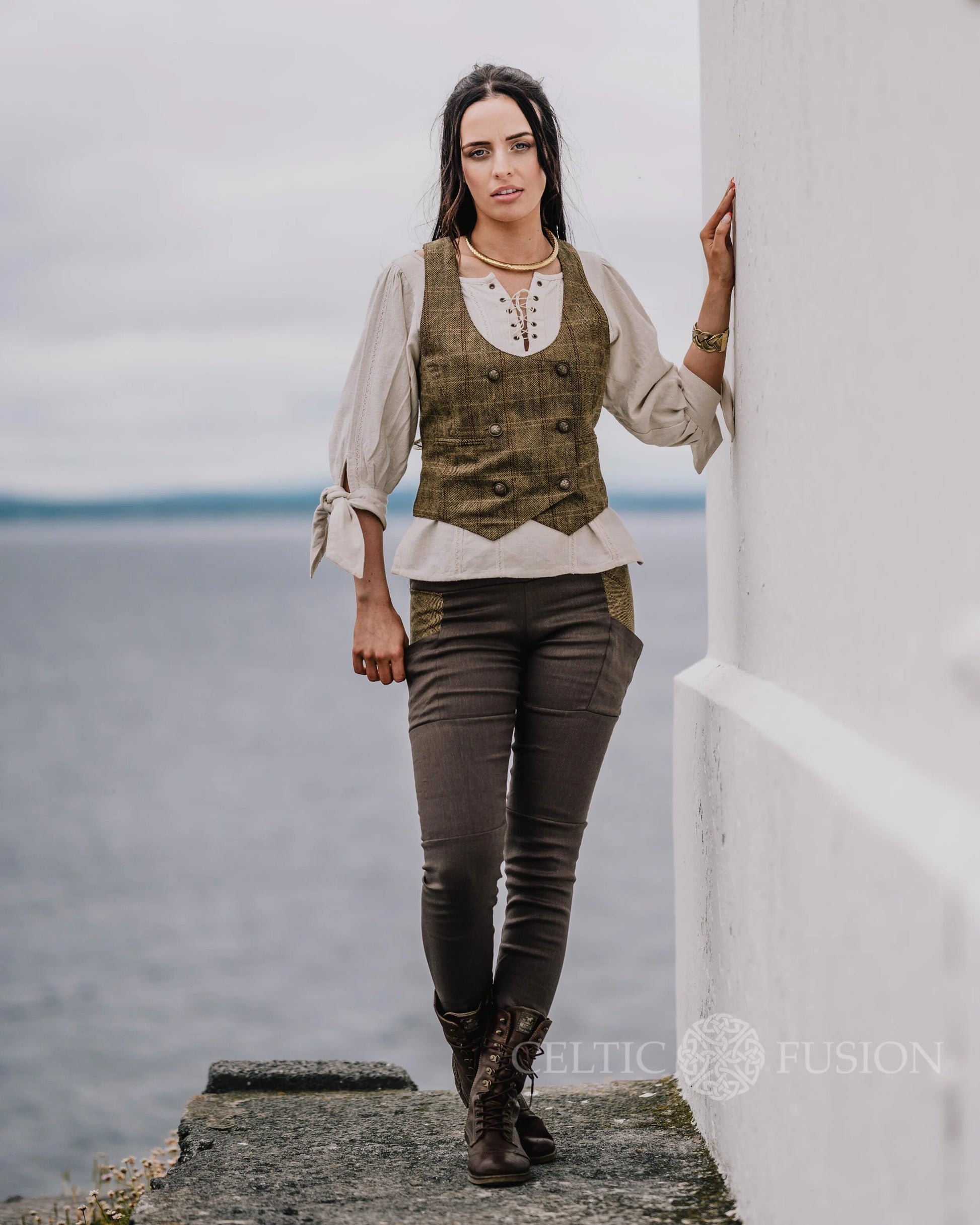 Celtic Fusion Design, Irish-designed folklore-inspired clothing created with a focus on sustainability, natural textures, and