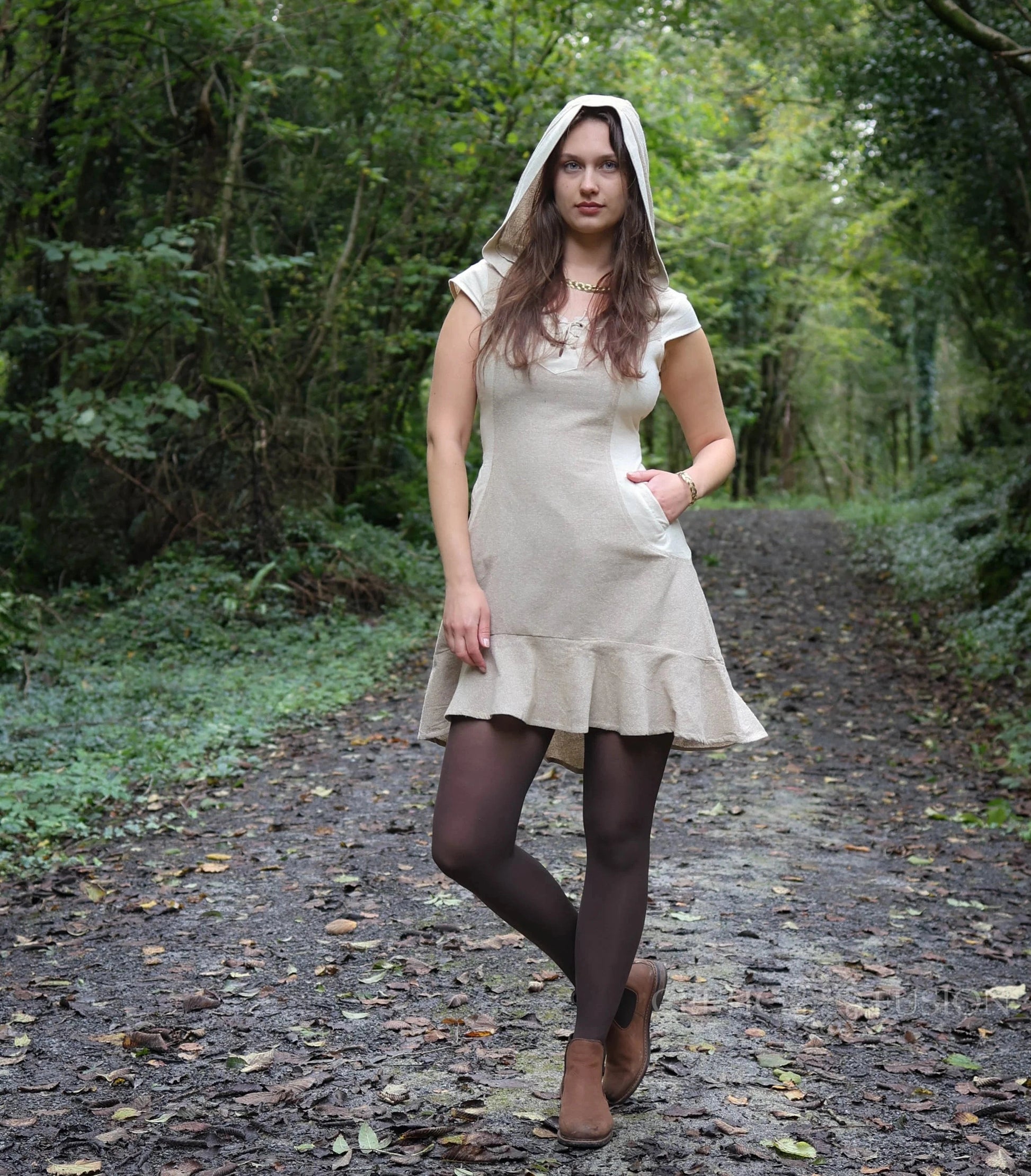 Celtic Fusion Design, Irish-designed folklore-inspired clothing created with a focus on sustainability, natural textures, and