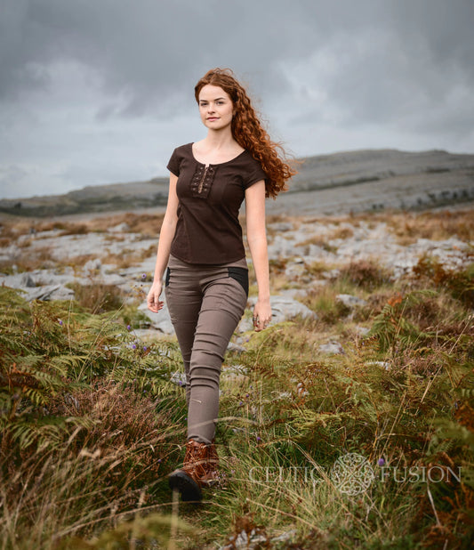 Celtic Fusion Design, Irish-designed folklore-inspired clothing created with a focus on sustainability, natural textures, and