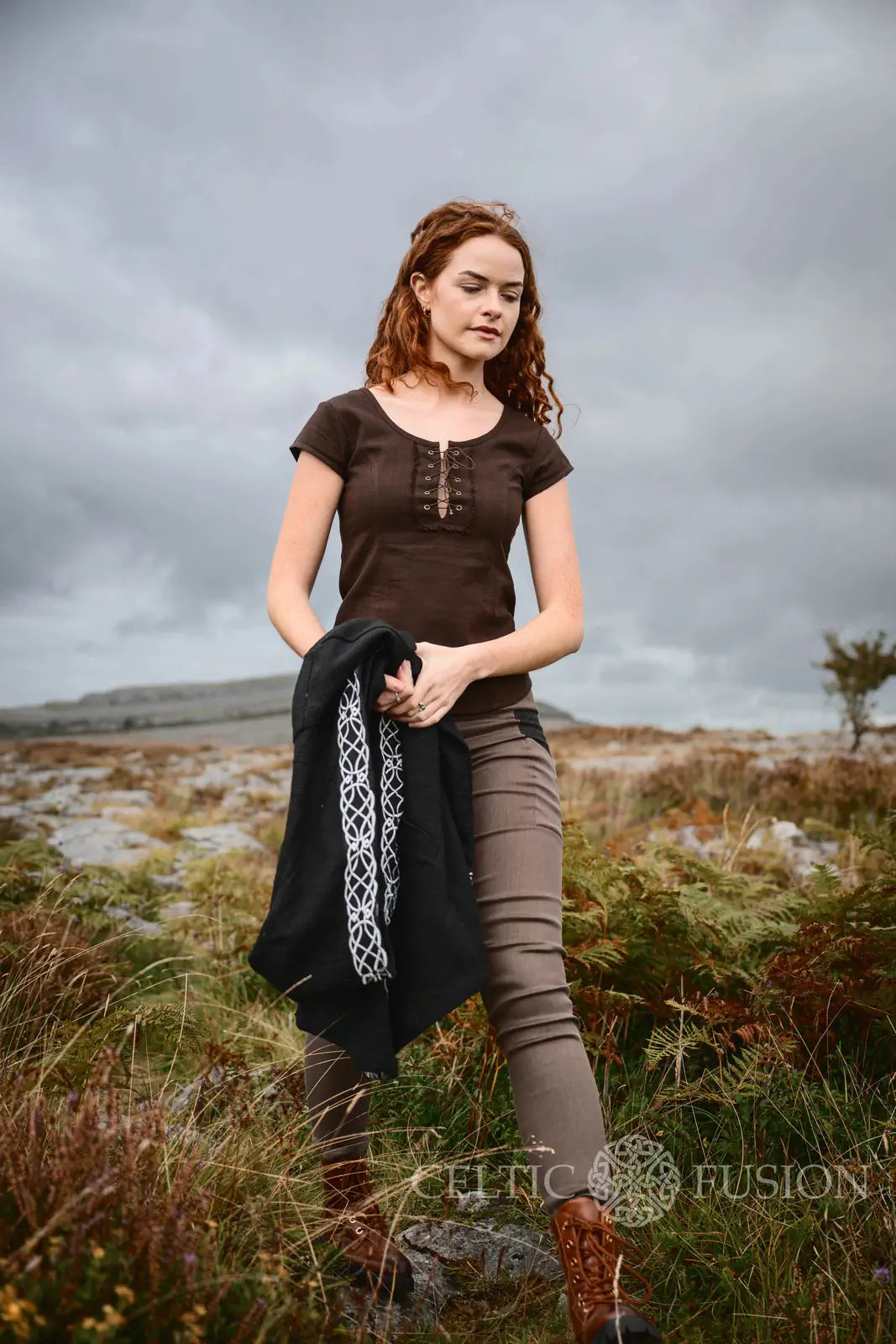 Celtic Fusion Design, Irish-designed folklore-inspired clothing created with a focus on sustainability, natural textures, and