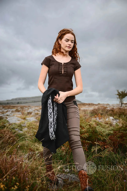 Celtic Fusion Design, Irish-designed folklore-inspired clothing created with a focus on sustainability, natural textures, and