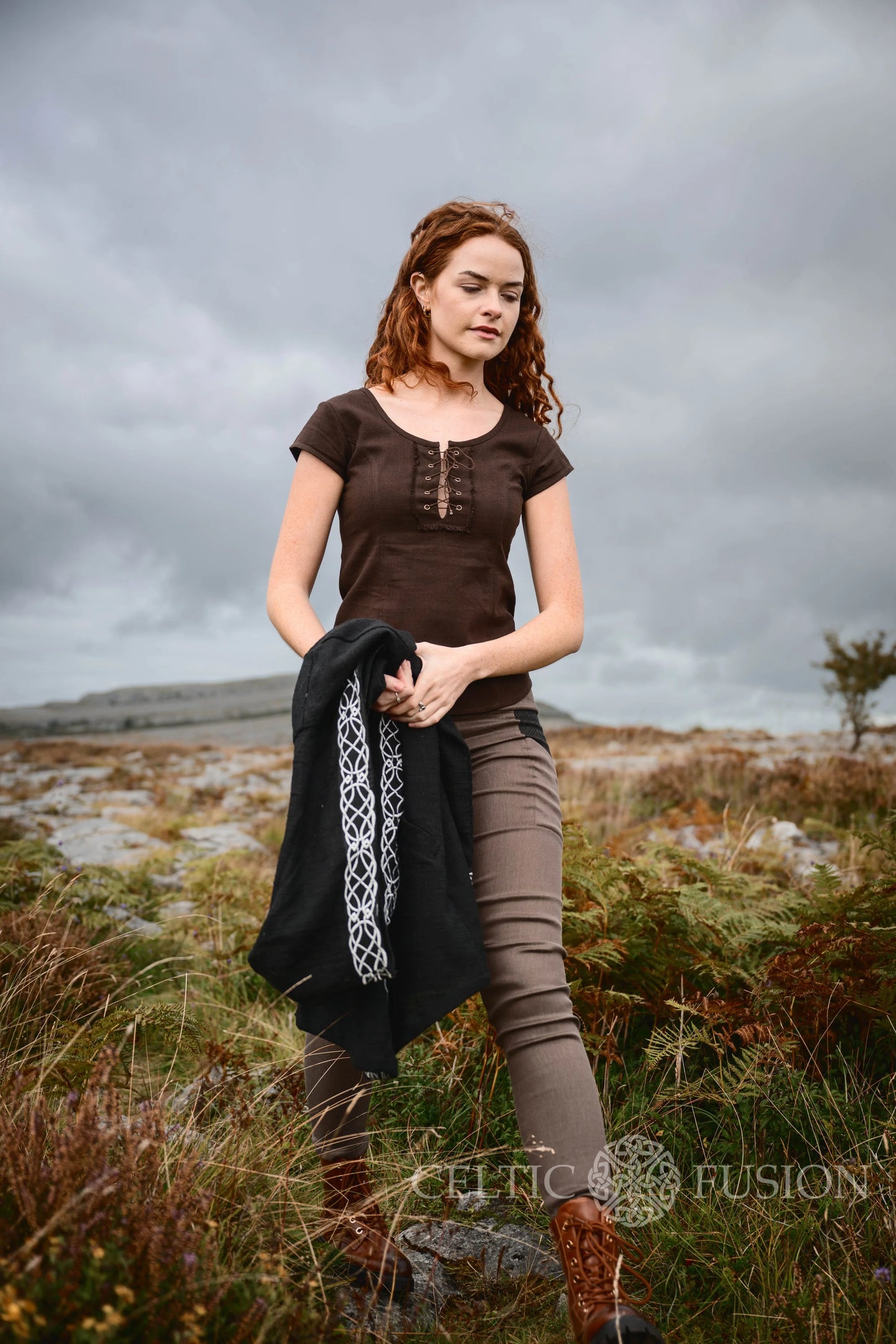 Celtic Fusion Design, Irish-designed folklore-inspired clothing created with a focus on sustainability, natural textures, and