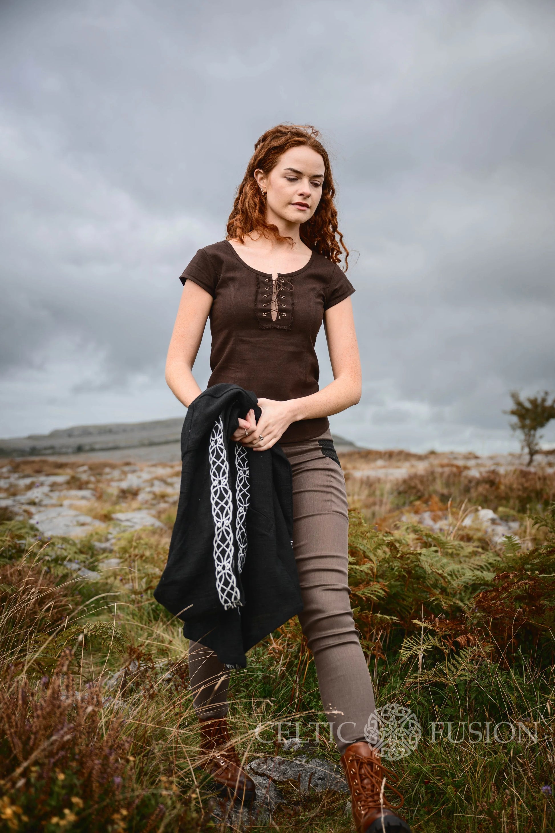 Celtic Fusion Design, Irish-designed folklore-inspired clothing created with a focus on sustainability, natural textures, and