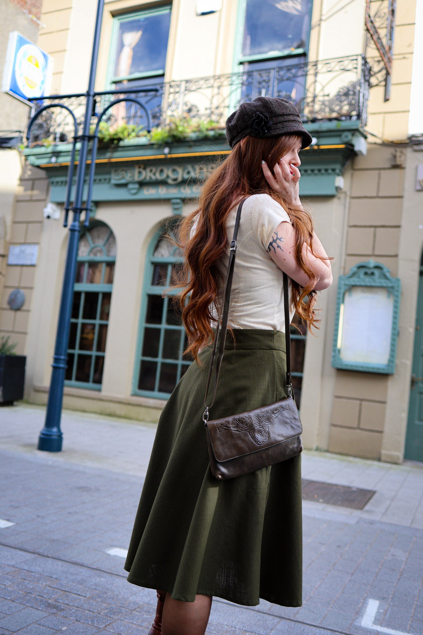 Wild Forest Midi Skirt
