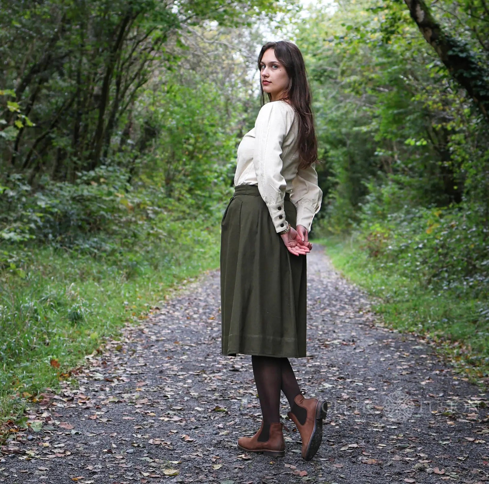 Celtic Fusion Design, Irish-designed folklore-inspired clothing created with a focus on sustainability, natural textures, and