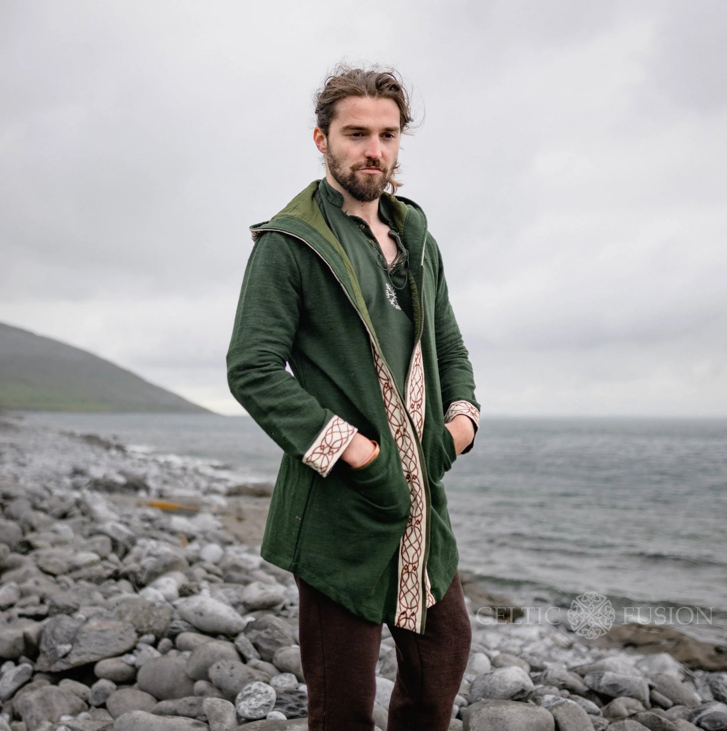 Celtic Fusion Design, Irish-designed folklore-inspired clothing created with a focus on sustainability, natural textures, and