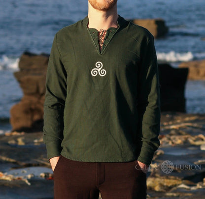 Celtic Fusion Design, Irish-designed folklore-inspired clothing created with a focus on sustainability, natural textures, and