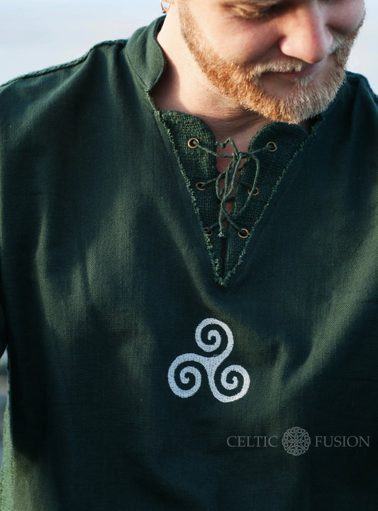 Celtic Fusion Design, Irish-designed folklore-inspired clothing created with a focus on sustainability, natural textures, and