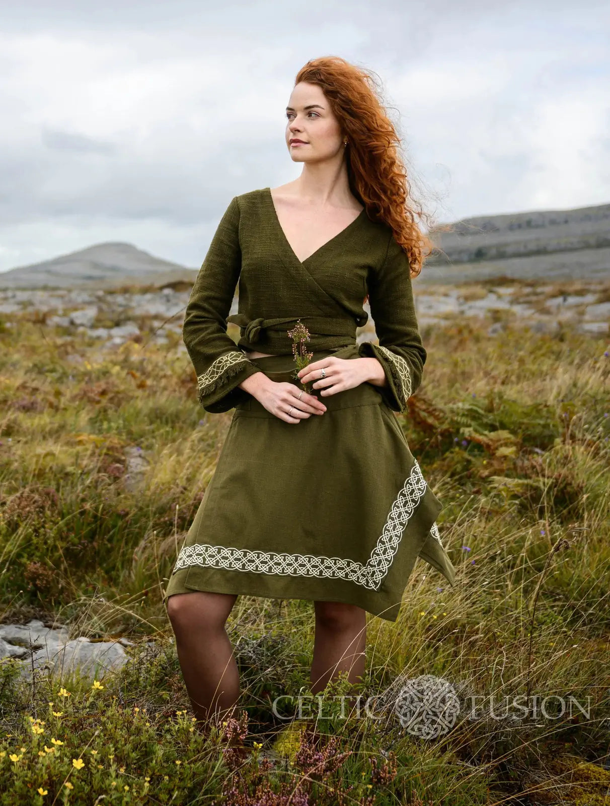 Celtic Fusion Design, Irish-designed folklore-inspired clothing created with a focus on sustainability, natural textures, and