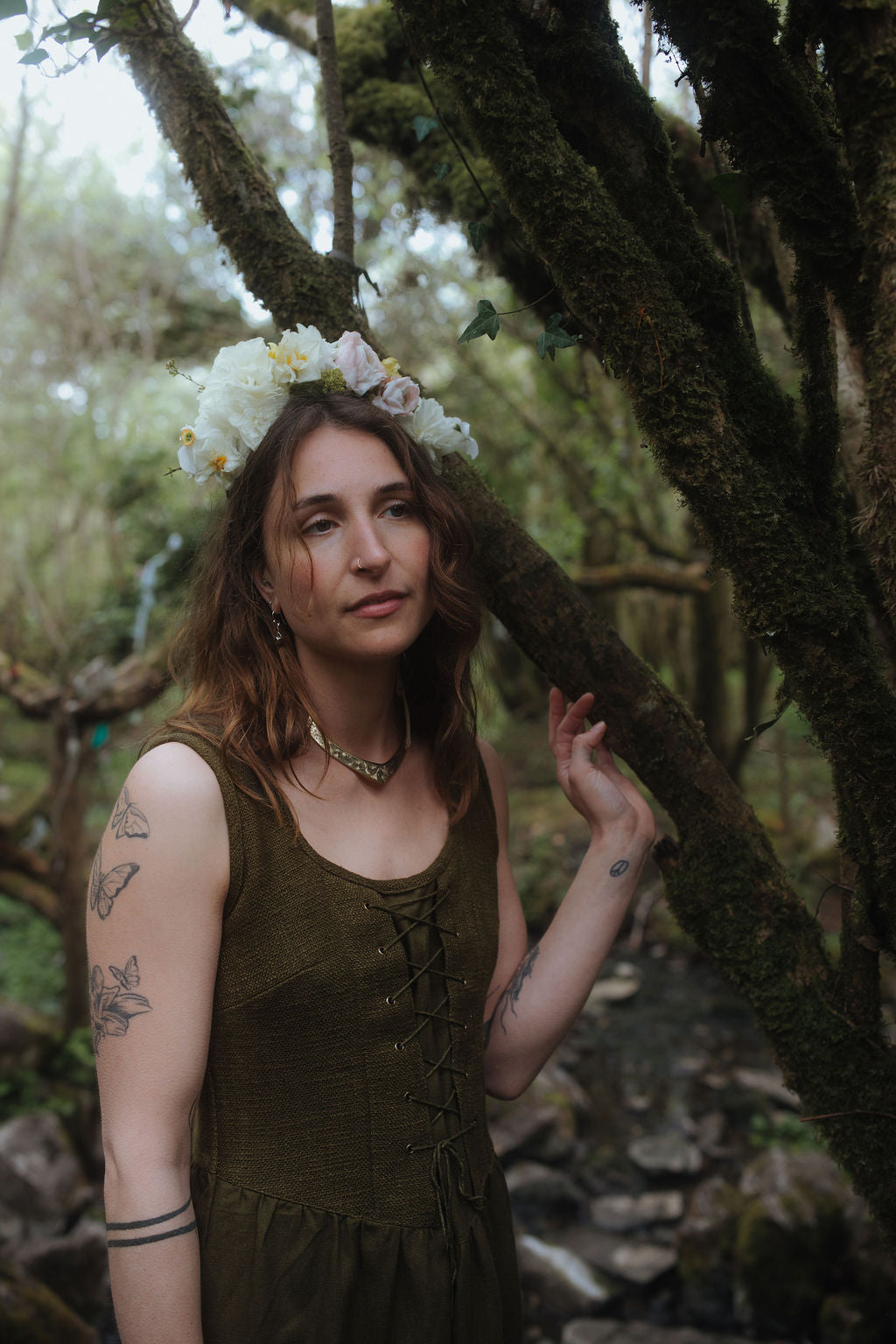 Rosemary Green Corset Dress – celticfusiondesign