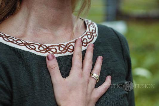 Celtic Fusion Design, Irish-designed folklore-inspired clothing created with a focus on sustainability, natural textures, and