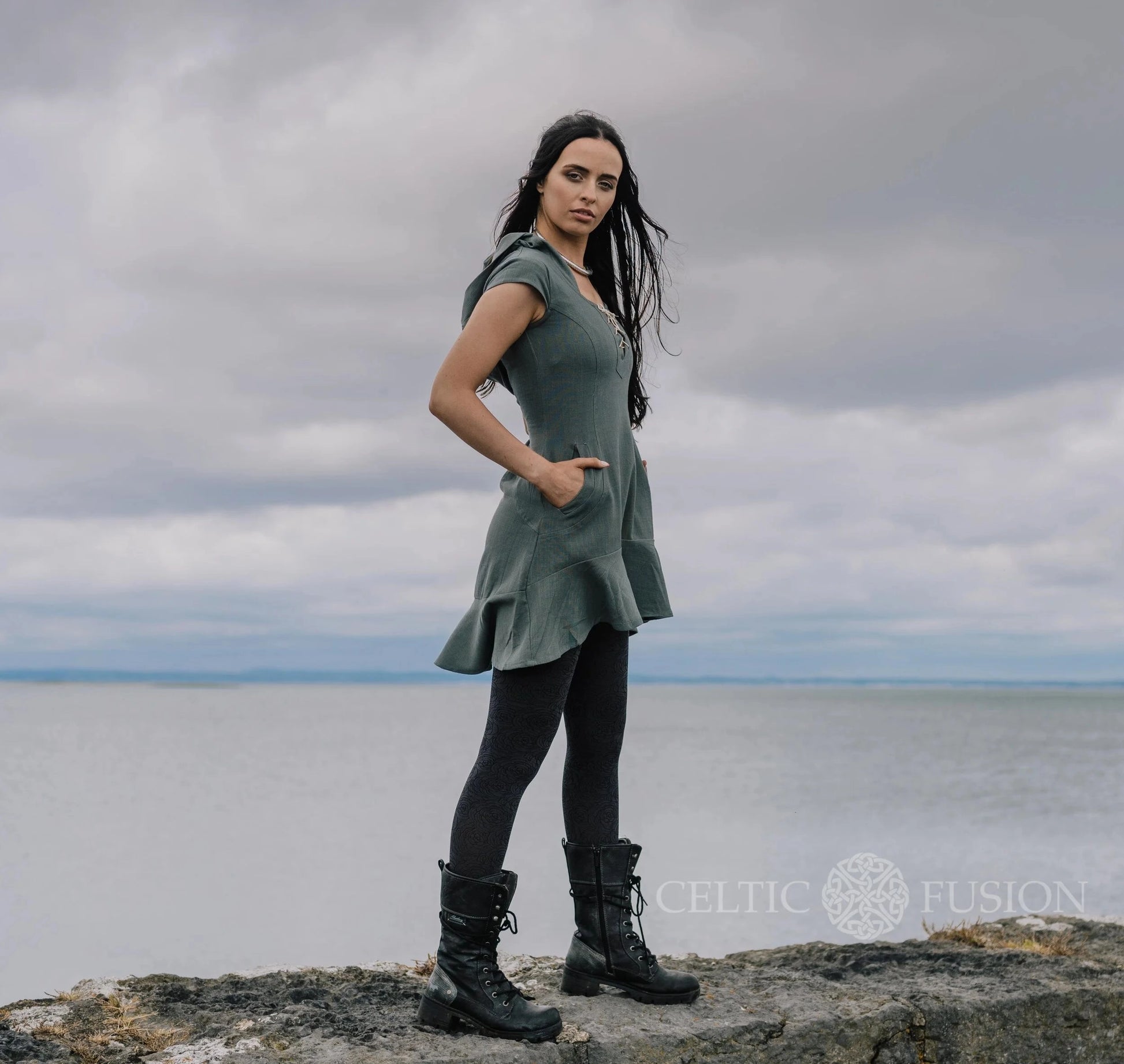Celtic Fusion Design, Irish-designed folklore-inspired clothing created with a focus on sustainability, natural textures, and